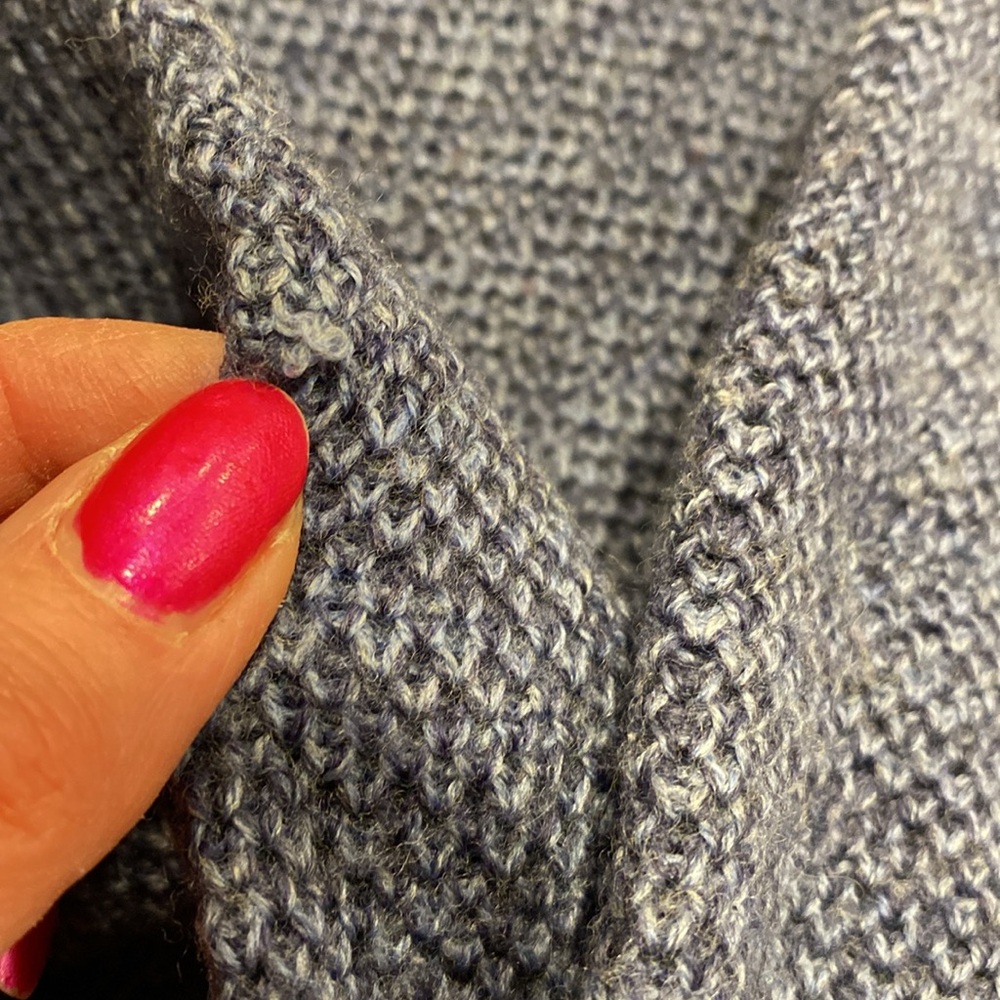 Horny Toad Blue Merino Wool Long Sleeve Sweater XS - Picture 8 of 15